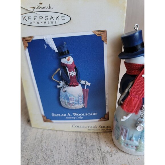 Hallmark Skylar A Woolscarf vintage Ornament xmas - Picture 7 of 7